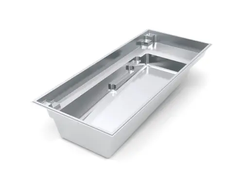 The Reflection™ including Splash Deck Fiberglass Pool 3D image